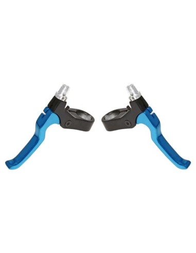 408 Alloy Brake Lever Set Black/Blue.
